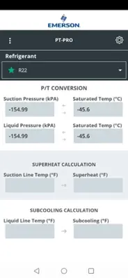 Emerson PT Pro android App screenshot 2